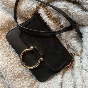 TOPSHOP small crossbody bag BLACK